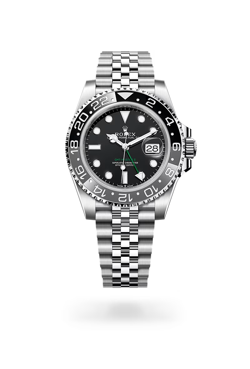 Rolex GMT-Master II in Oyster, 40 mm, Oystersteel, M126710GRNR Rolex GMT-Master II in Oyster, 40 mm, Oystersteel, M126710GRNR