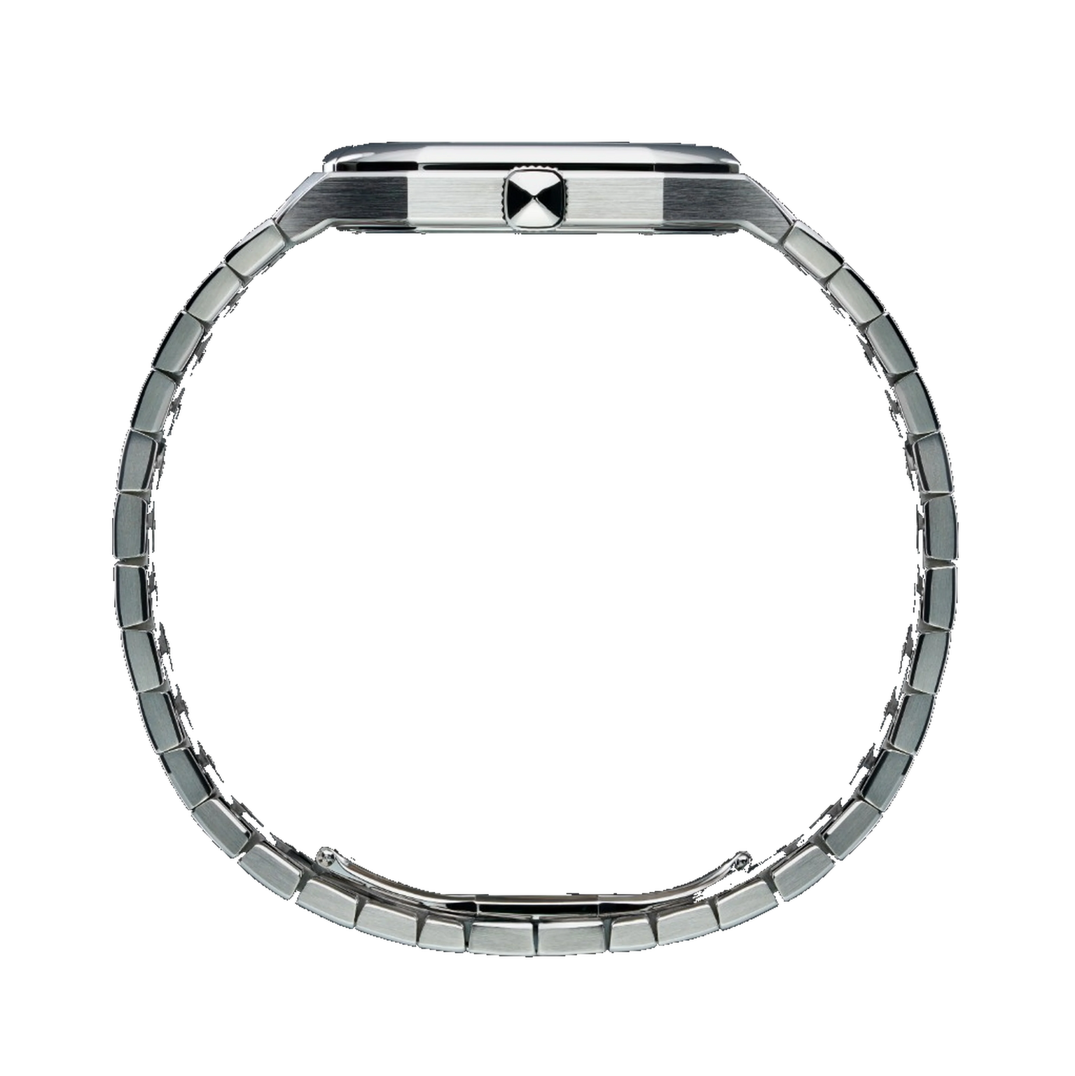 Masterlink Atelier Rhodium | 30mm, Hammered Dial, Stainless Steel