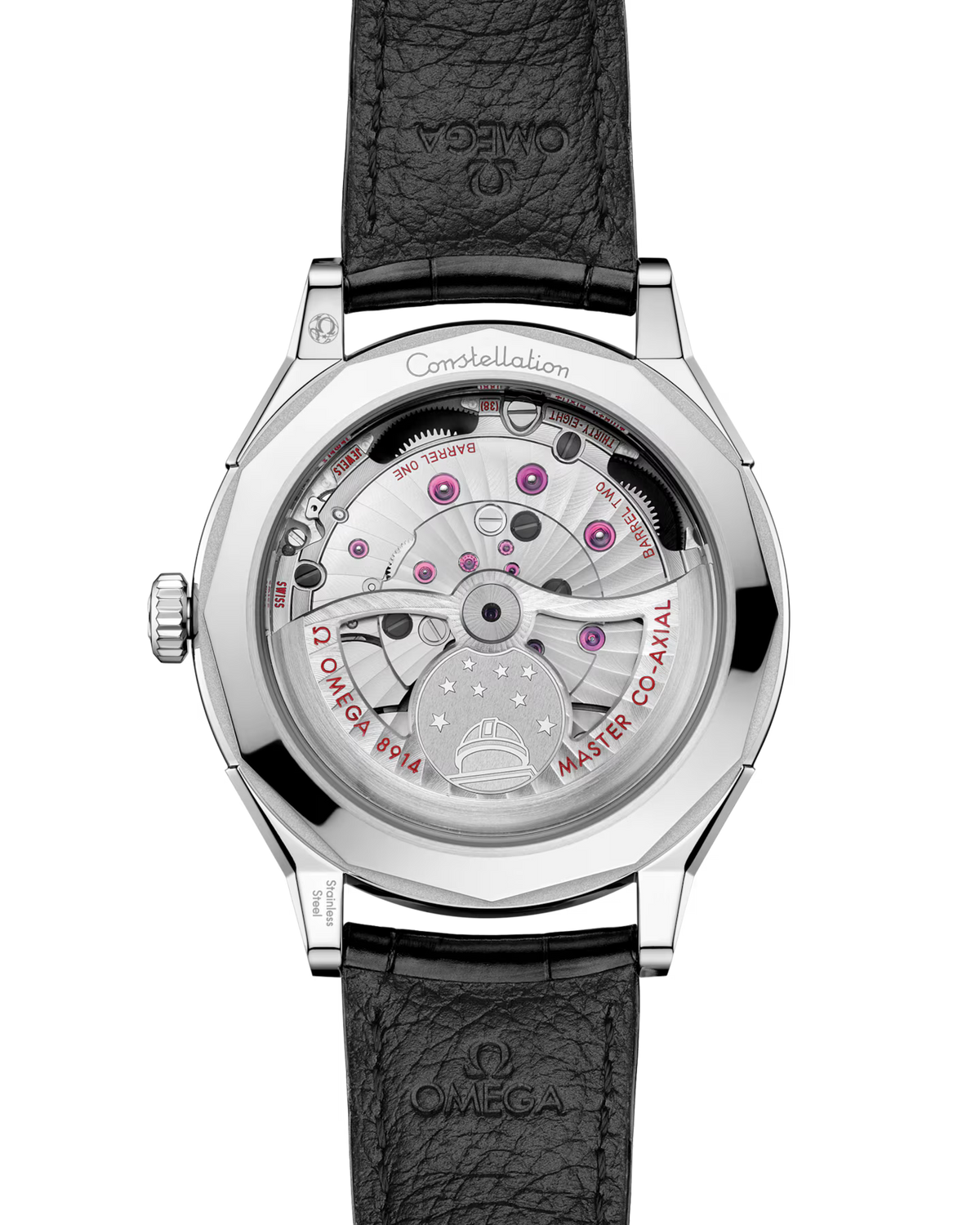 OMEGA Constellation Observatory | 39mm, Glossy Leather Strap