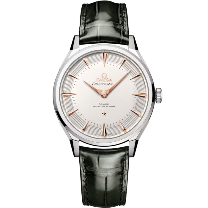 Constellation Observatory | 39mm, Grey Leather Strap, Men's Watch