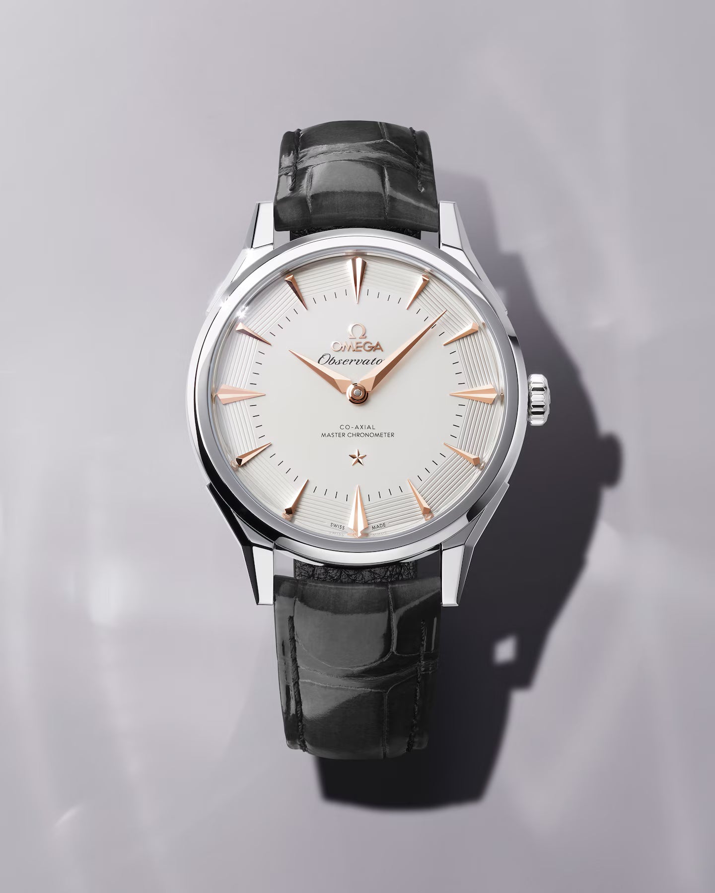 Constellation Observatory | 39mm, Grey Leather Strap, Men's Watch