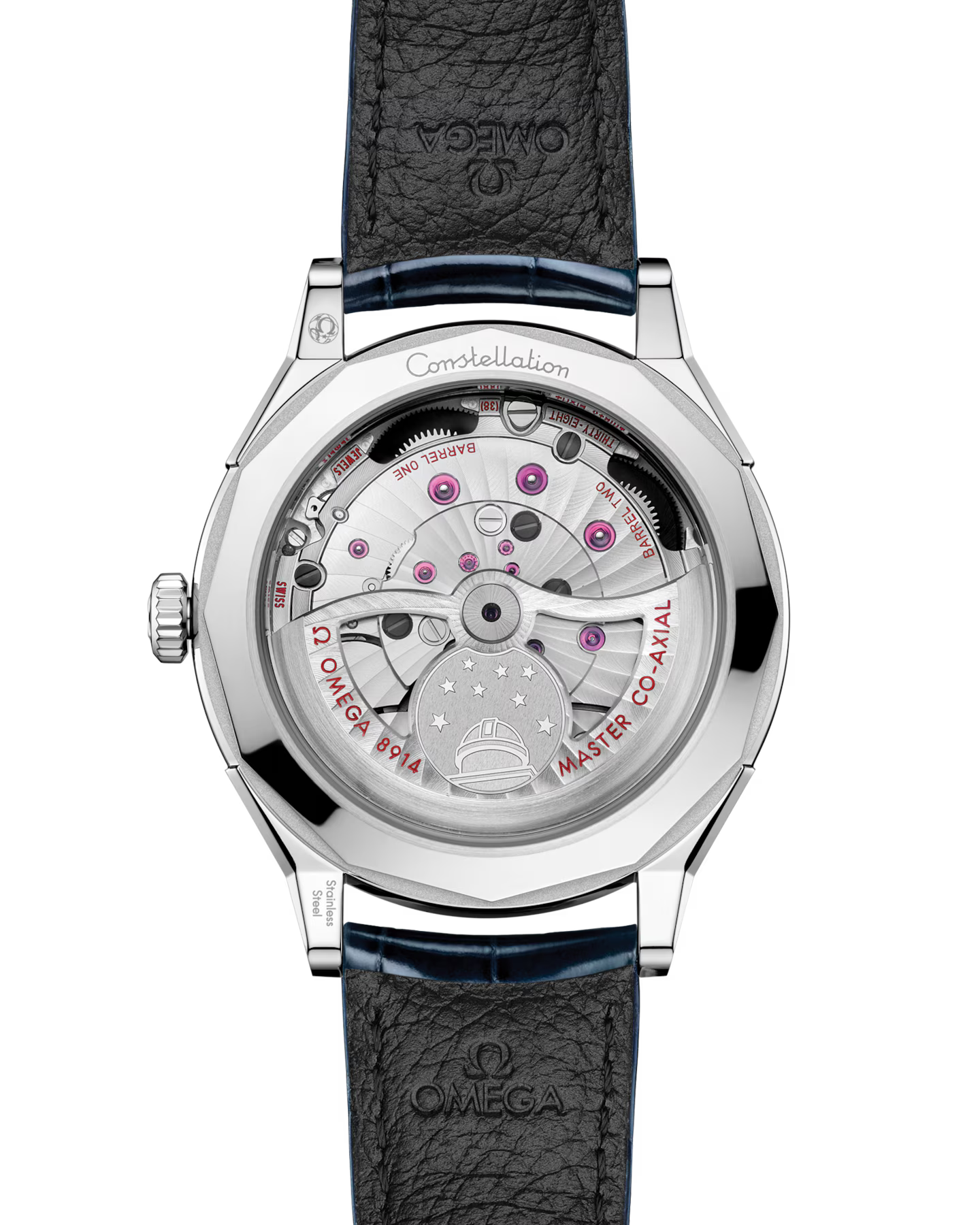 OMEGA Constellation Observatory | 39mm, Blue Leather Strap, Men's