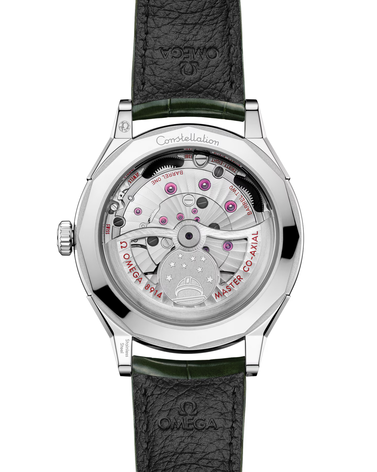OMEGA Constellation Observatory | 39mm, Green Leather Strap, Men's