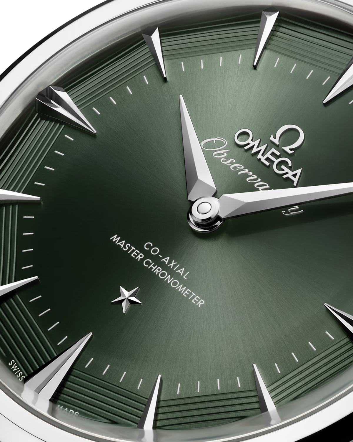OMEGA Constellation Observatory | 39mm, Green Leather Strap, Men's