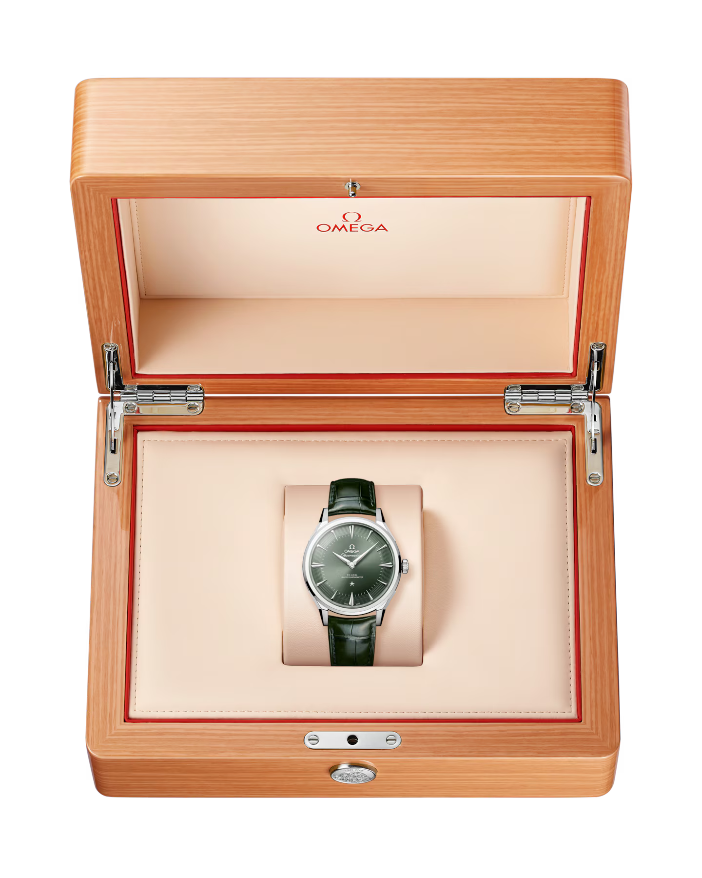 Constellation Observatory | 39mm, Green Leather Strap, Men's Watch