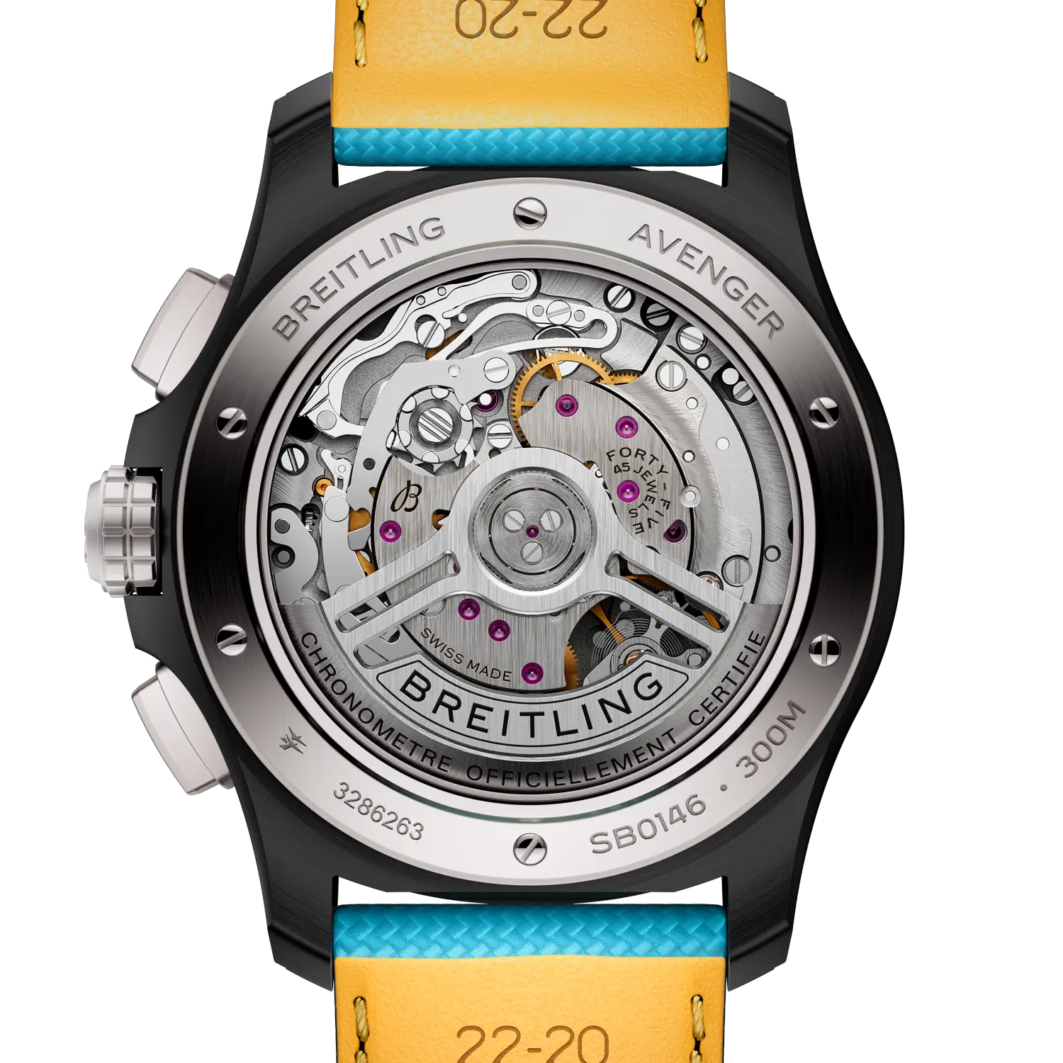Avenger B01 Chronograph 42 Night Mission Back