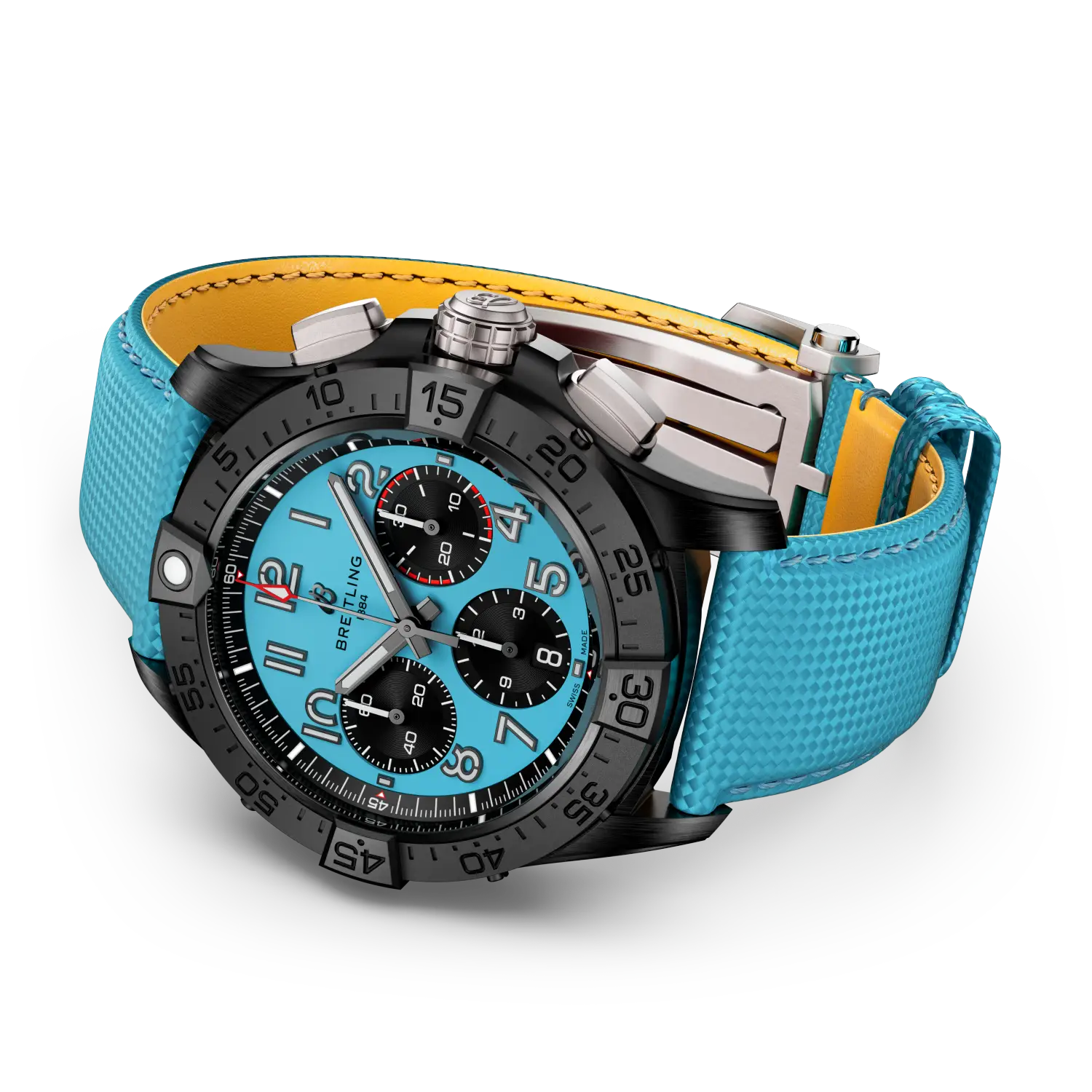 Avenger B01 Chronograph 42 Night Mission Rolled Up