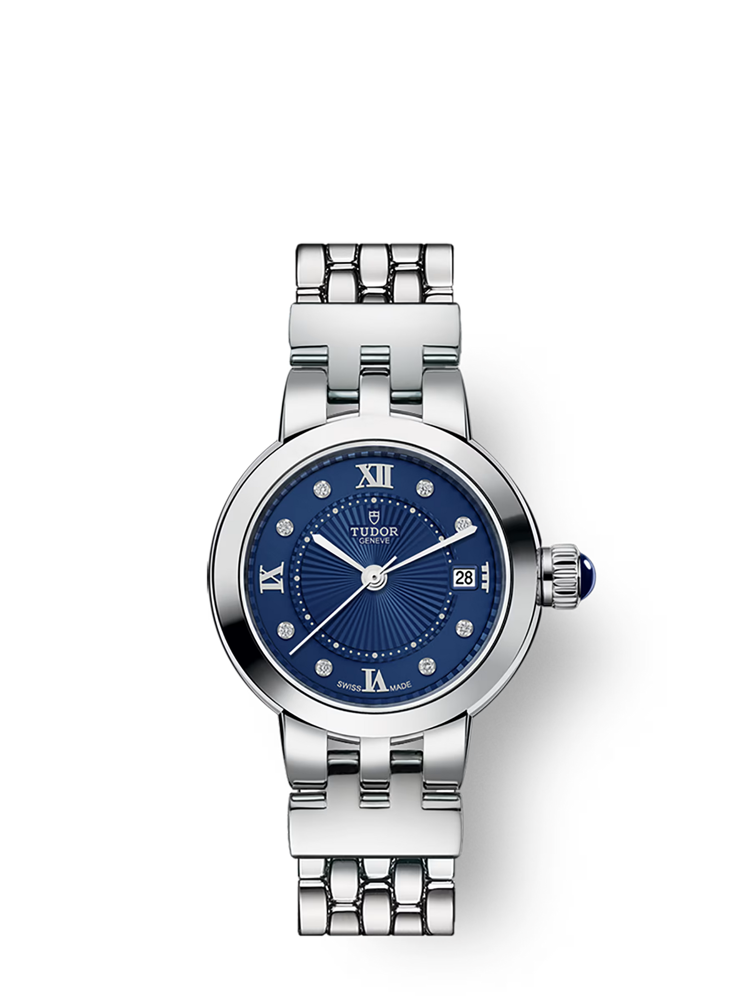 Clair de Rose Blue | 26mm, Stainless Steel and Diamonds