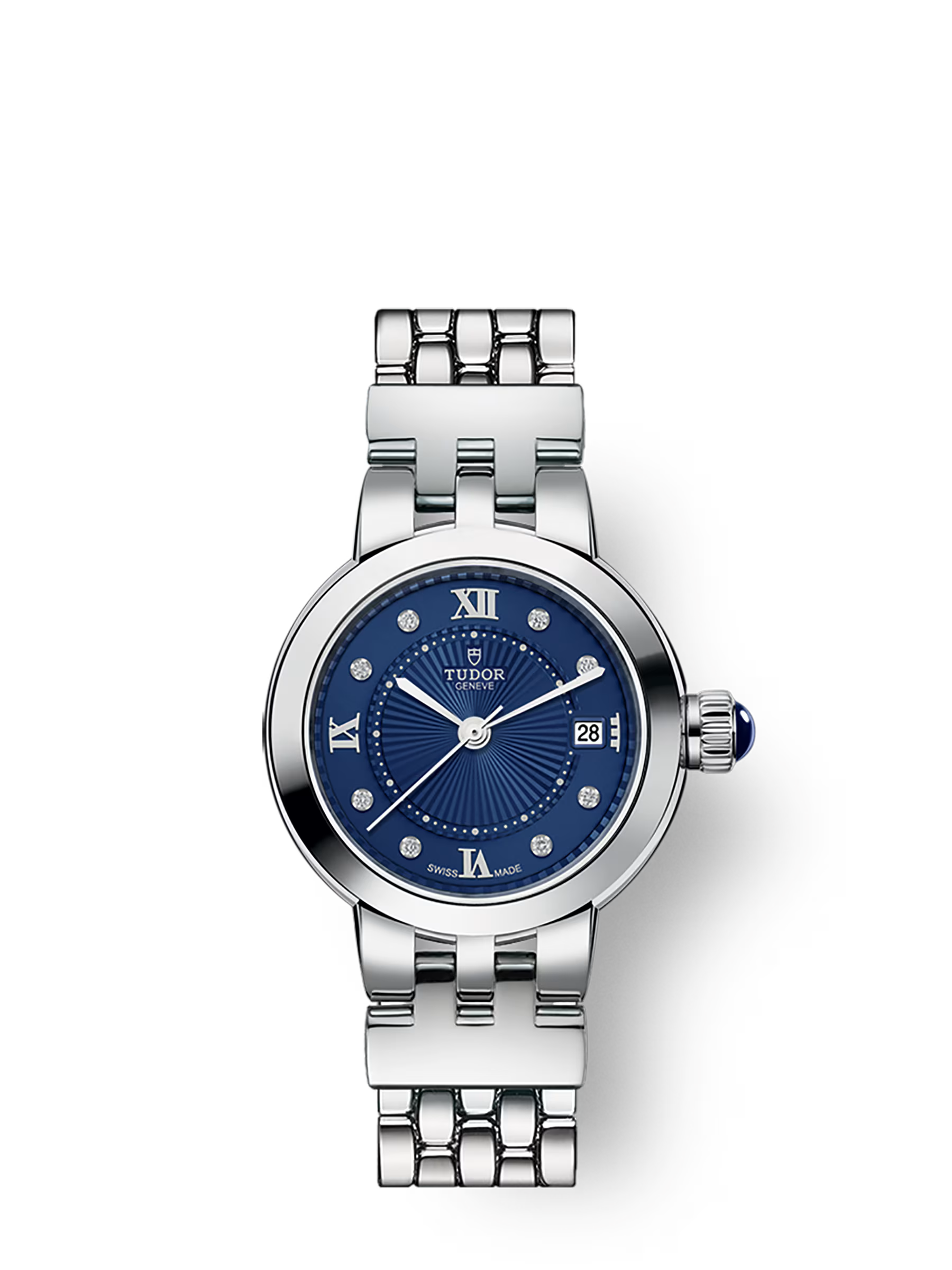 Clair de Rose Blue | 26mm, Stainless Steel and Diamonds