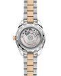 OMEGA Seamaster Aqua Terra 150M 30mm, Moonshine™ gold on steel Watch Transparent Caseback with a Moonshine™ gold on steel integrated two-tone bracelet.