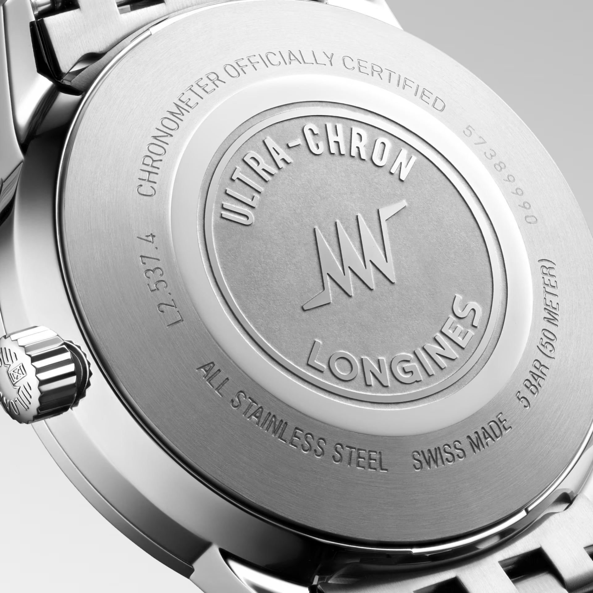 Longines Ultra-Chron Classic 37mm Steel Silver Dial