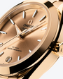 OMEGA Seamaster Aqua Terra 150M 30mm, Moonshine™ gold on Moonshine™ gold Watch, Moonshine™ Gold Dial on a Moonshine™ gold integrated bracelet.