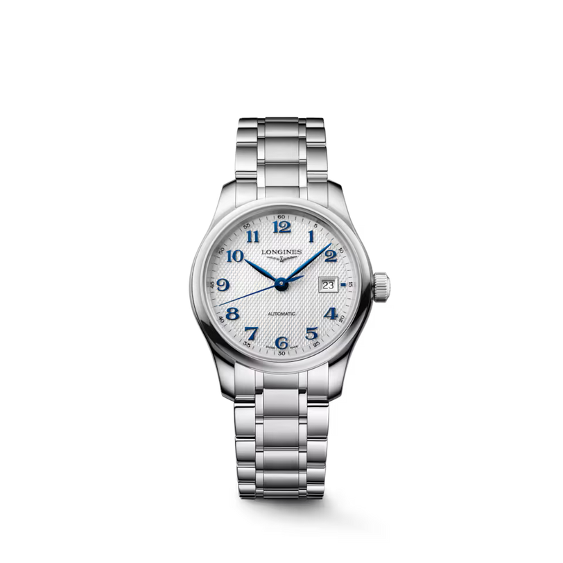 Master | 30mm, Stainless Steel, Silver "barleycorn" Dial, Womens Watch
