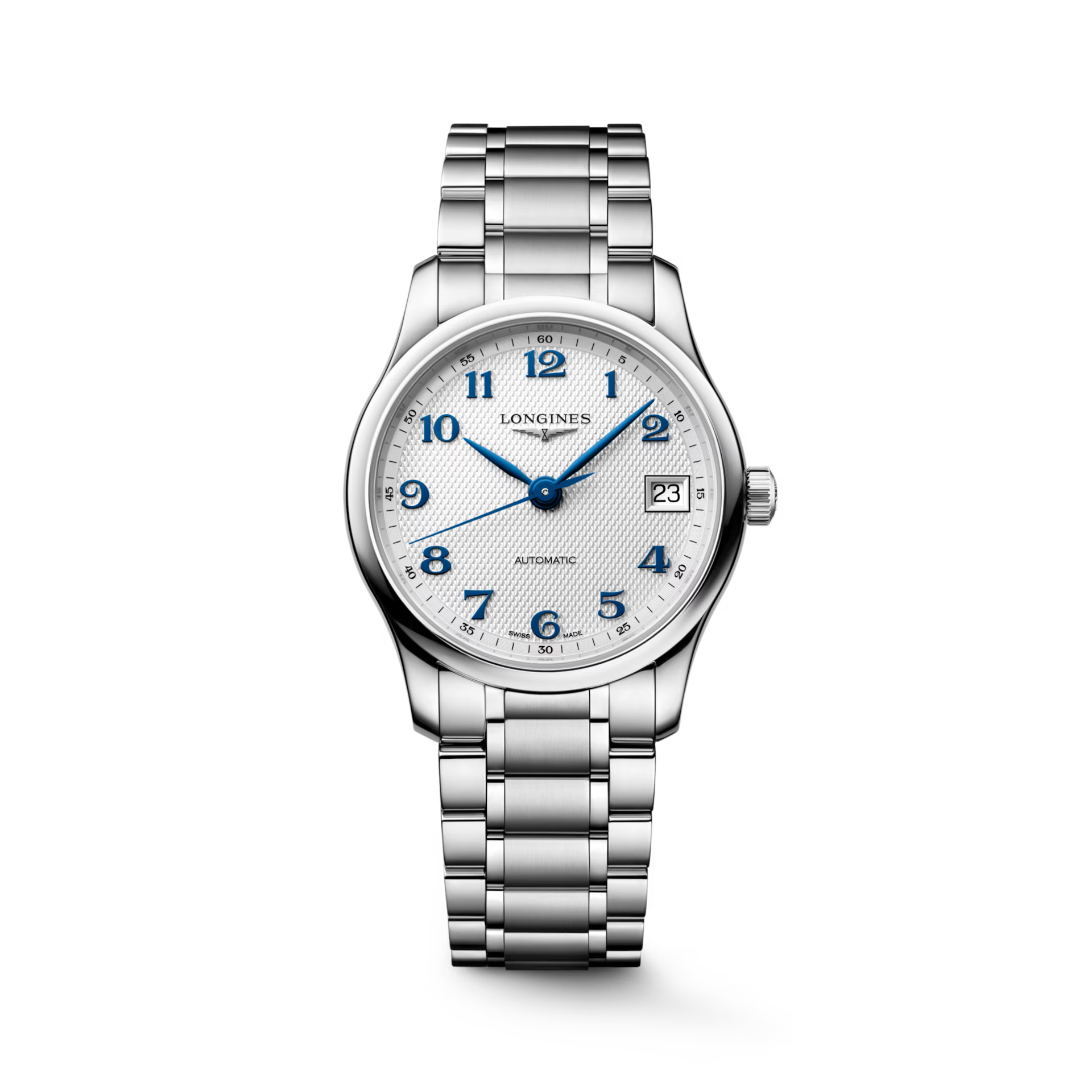 Master | 34mm, Stainless Steel, Silver "barleycorn" Dial, Womens Watch