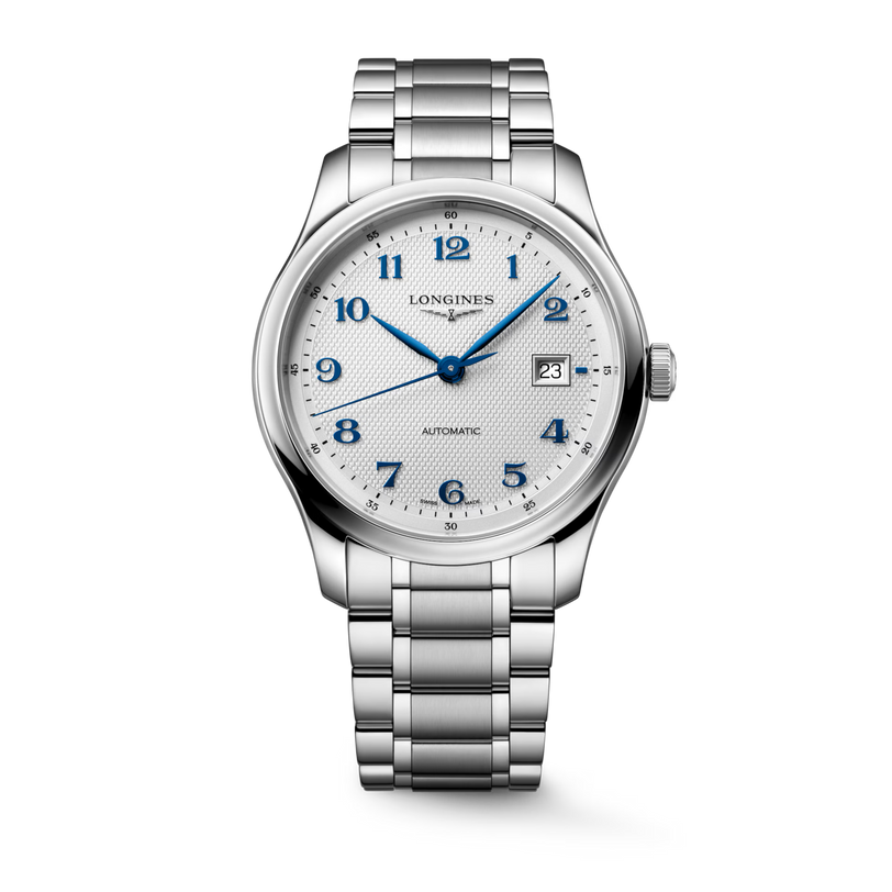 Master | 41mm, Stainless Steel, Silver "barleycorn" Dial, Mens Watch