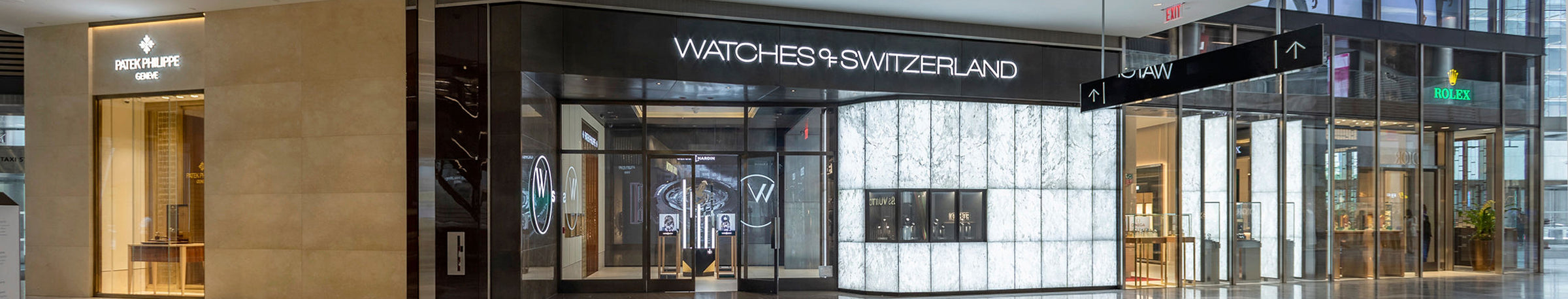 Watches of Switzerland Hudson Yard store front