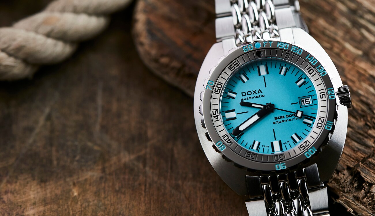 doxa blue dial 3