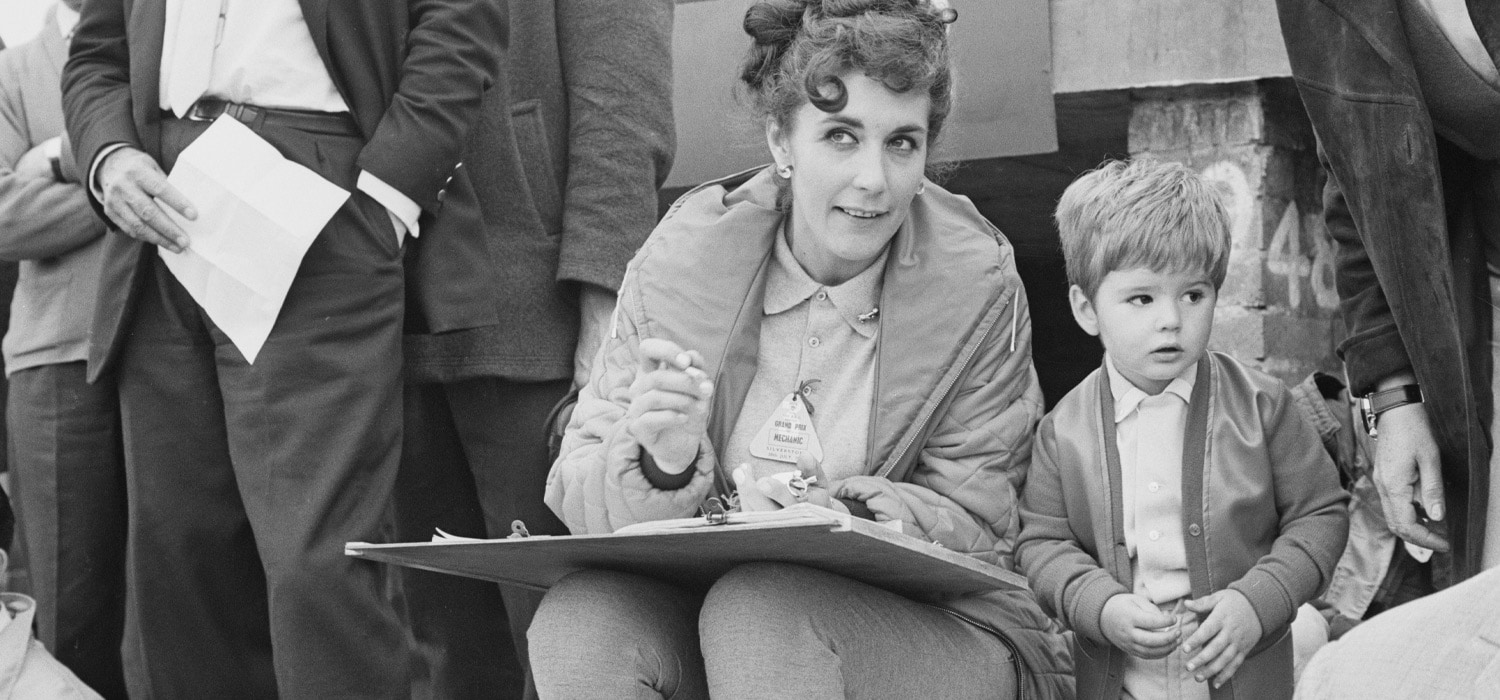 Bette And Damon Hill At 1963 British Grand Prix