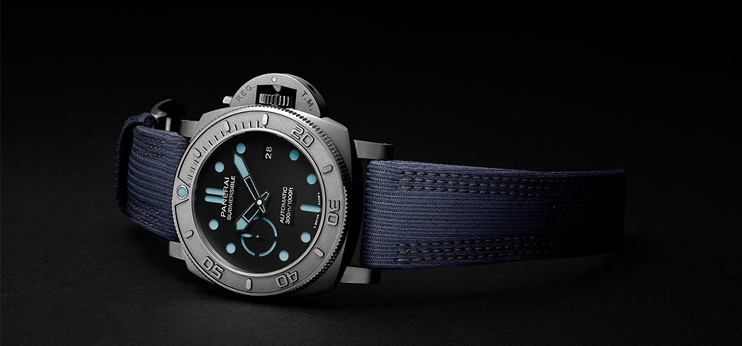 Panerai Mike Horn edition watch Panerai’s Mike Horn edition watch uses recycled titanium and recycled plastic