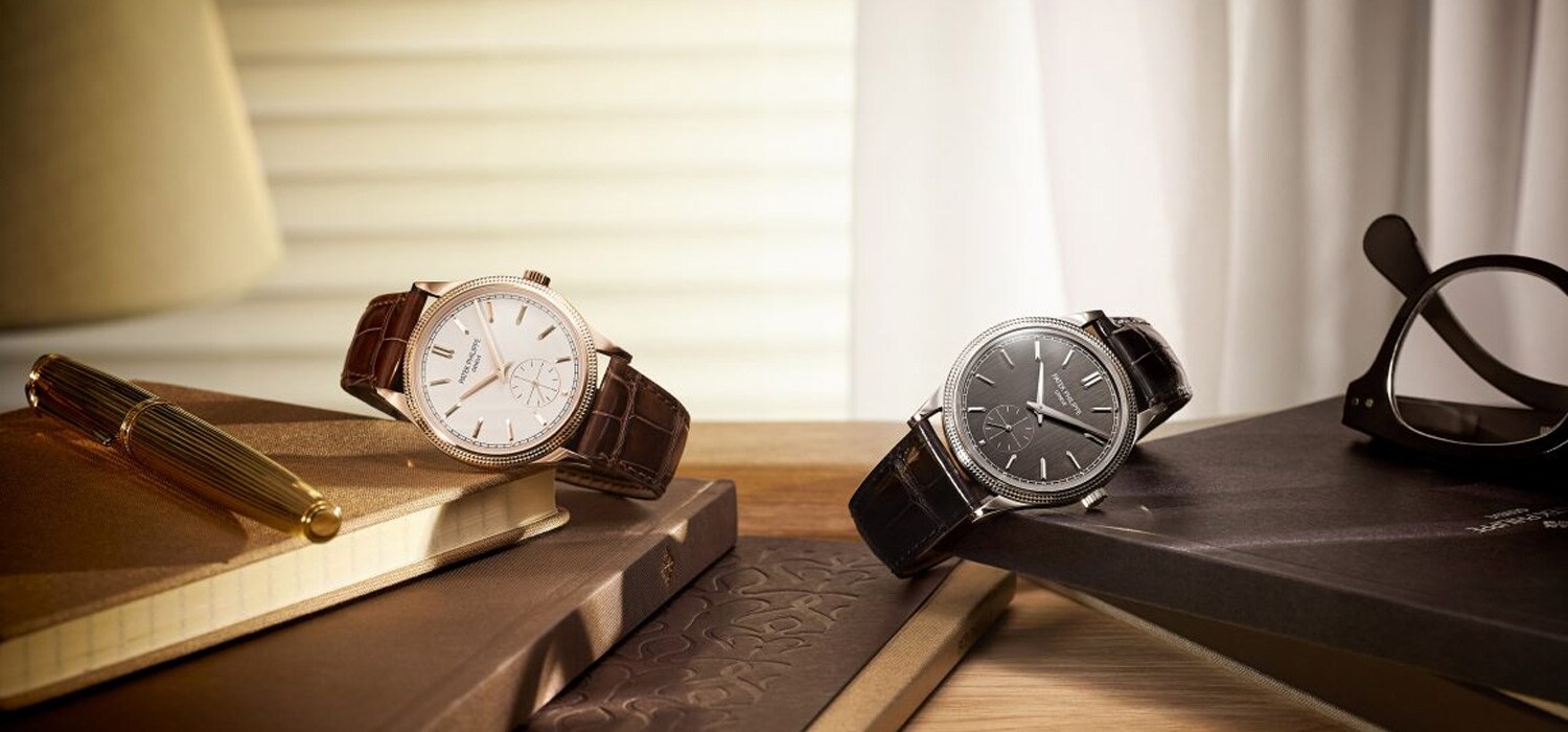 Refs. 6119R-001 & 6119G-001, Calatrava “Clous de Paris”