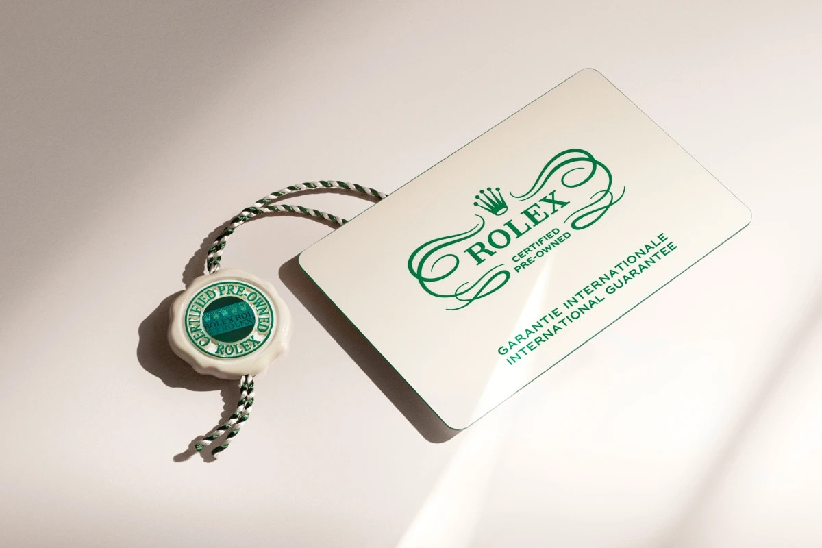 Rolex Certified Pre-Owned two year International Guarantee seal